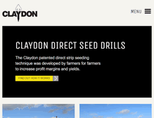 Tablet Screenshot of claydondrill.com